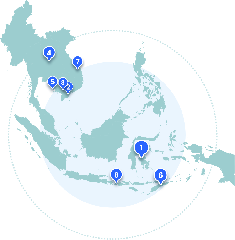 South East Asia map