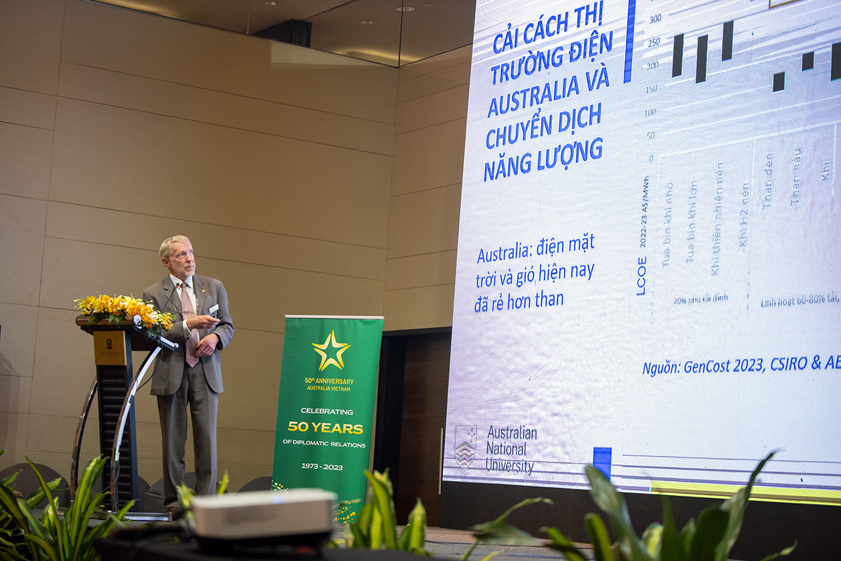 Professor Ken Baldwin from The Australian National University (ANU) shared insights from Australia’s energy transition and market reforms