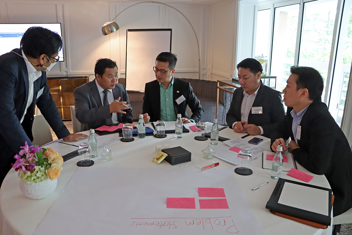Group activity during workshop