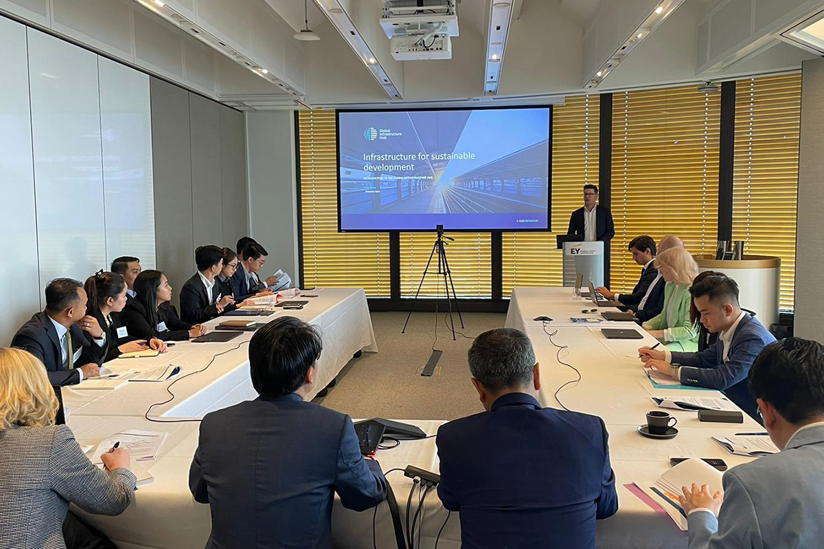 Cambodian delegates meet with Global Infrastructure Hub in Sydney