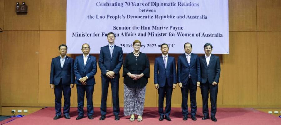 Australian Foreign Minister Marise Payne in Laos 