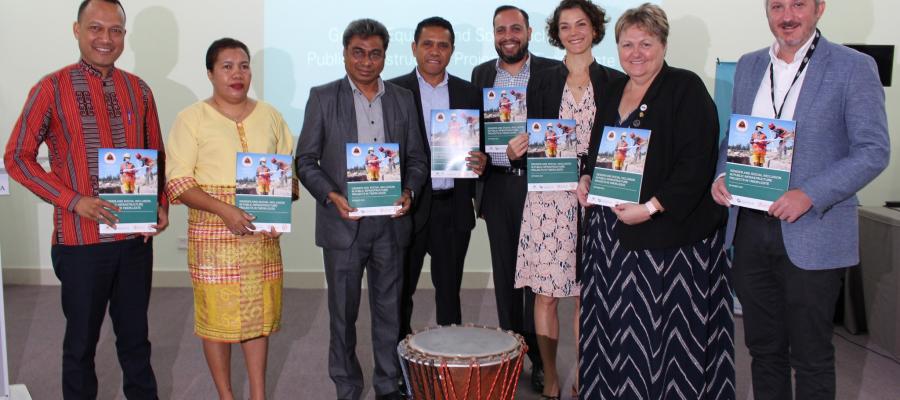 Senior officials hold gender and social inclusion in infrastructure report at launch in Timor-Leste