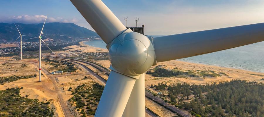 Wind turbine in Vietnam