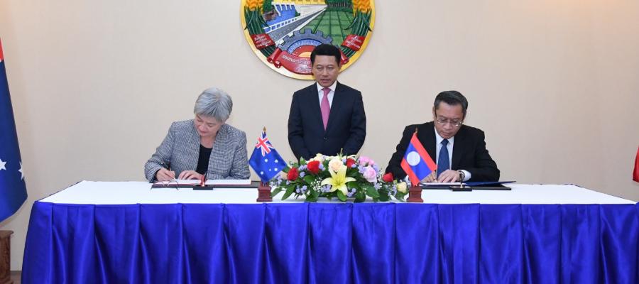Signing of Laos-Australia Sustainable Energy Partnership