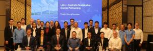 The the inaugural Program Steering Committee meeting of the Laos-Australia Sustainable Energy Partnership in Vientiane, Laos