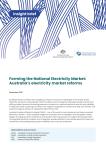 Forming the National Electricity Market: Australia’s electricity market reforms
